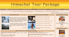 Desktop Screenshot of himachaltourpackage.in