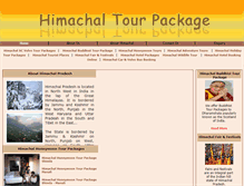 Tablet Screenshot of himachaltourpackage.in